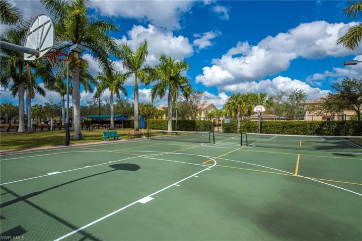 Community basketball court