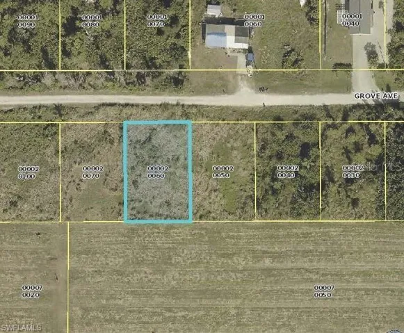 Map of property location featuring property boundaries highlighted