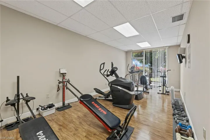 Gym at clubhouse