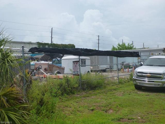 Fenced rear yard space.