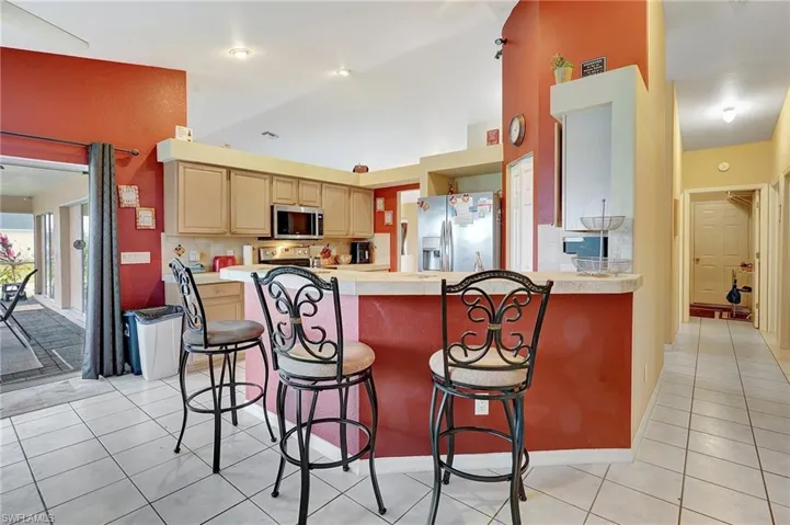 Large open kitchen.