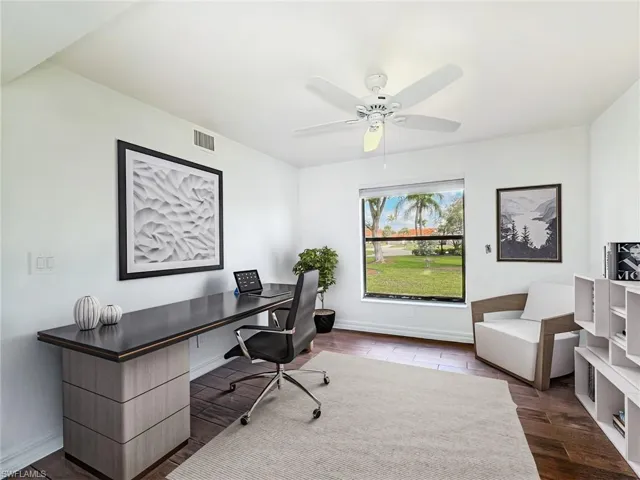 Virtually Staged Den