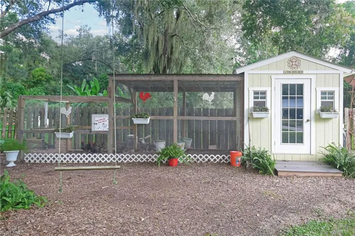 Custom chicken coop with auto watering station so you have plenty of fresh organic eggs year round!