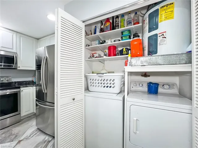 Laundry area with washer and dryer