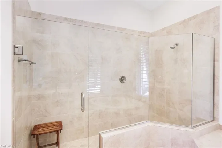 Bathroom with walk in shower