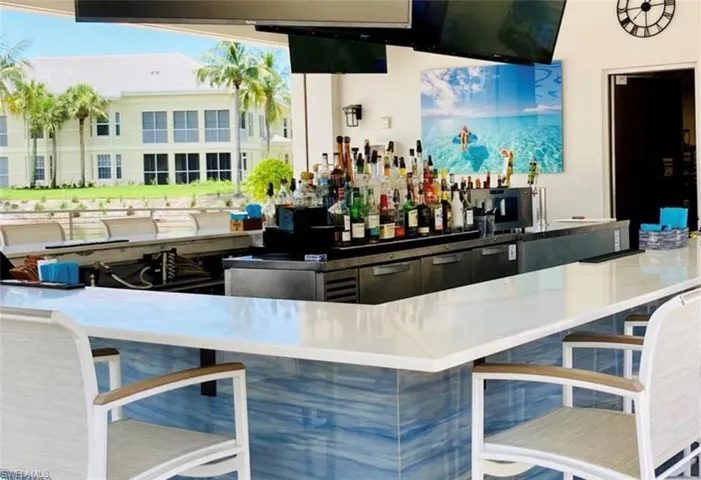 View of bar