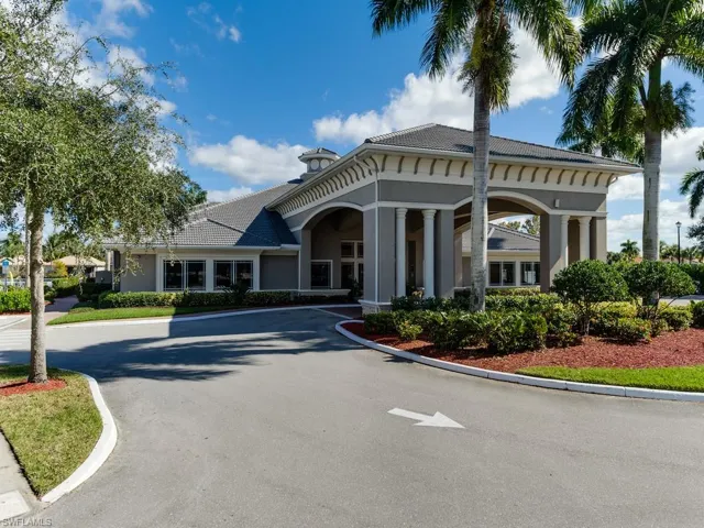 You are welcomed into the neighborhood by the clubhouse