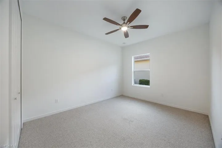 Recently painted and freshly cleaned carpet this space is light and bright and one of 3 bedrooms ready to be the space you need.