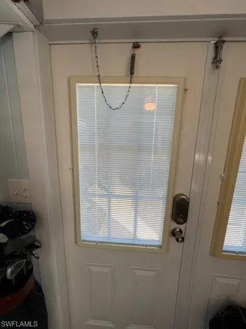 View of doorway to outside