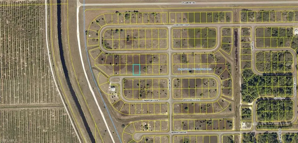 Aerial view of property's location