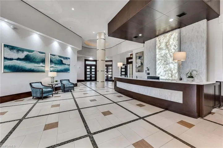 Azure Entry Reception Area