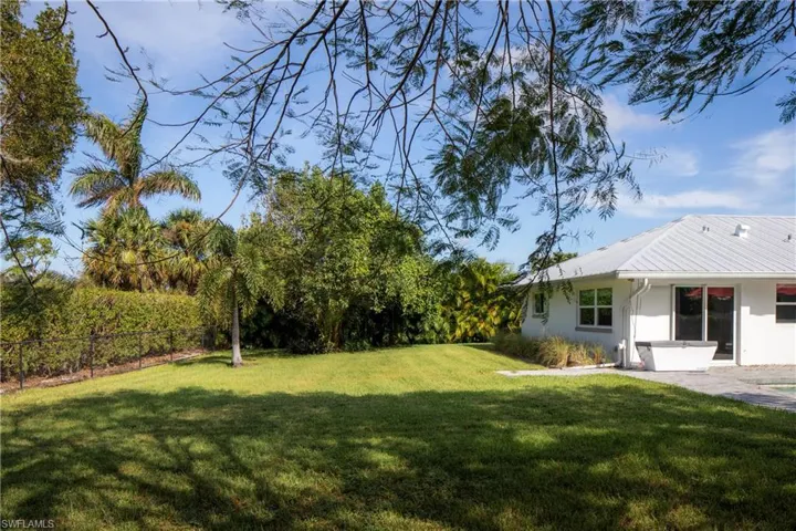 View of yard with a patio area