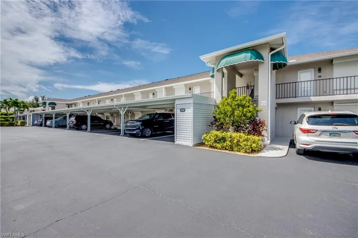View of carport
