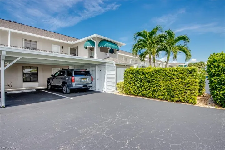 View of carport