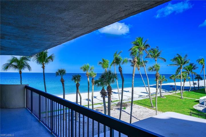 The lanai runs the entire length of the condo