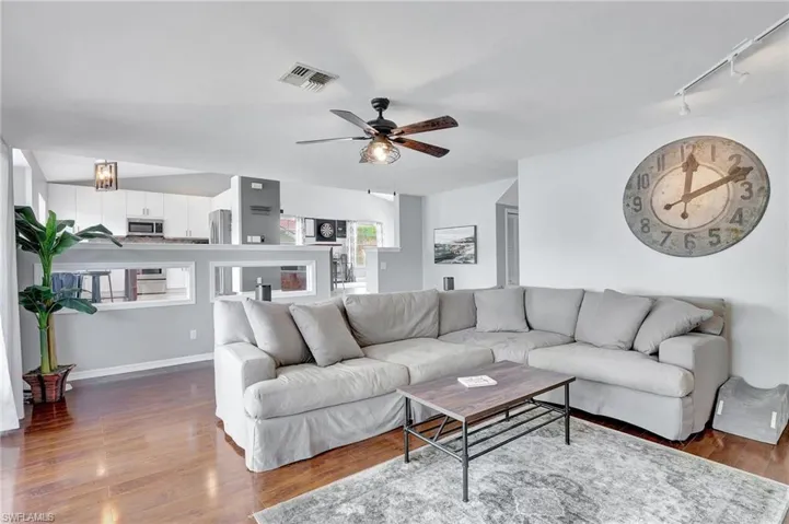 Look at the space here in this second living area