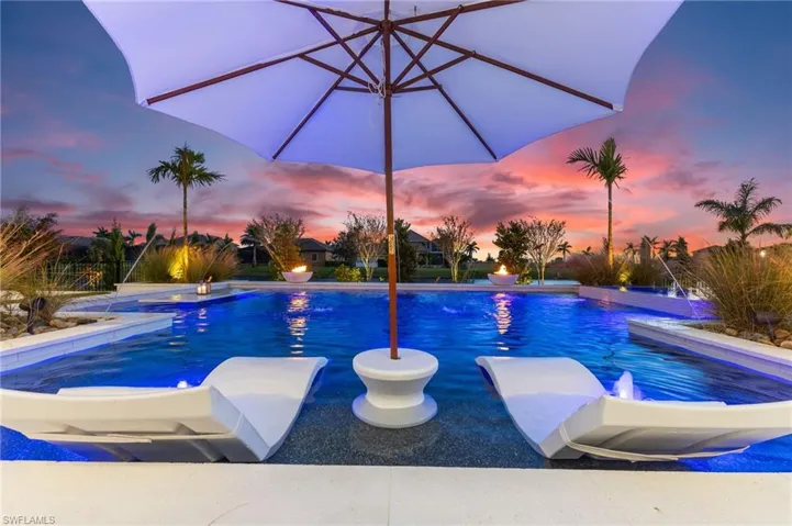Outdoor pool featuring a patio area