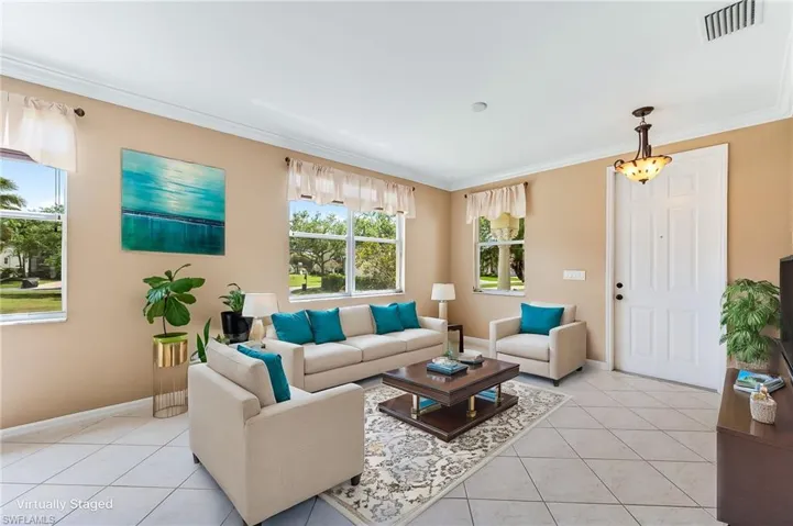 staged living room