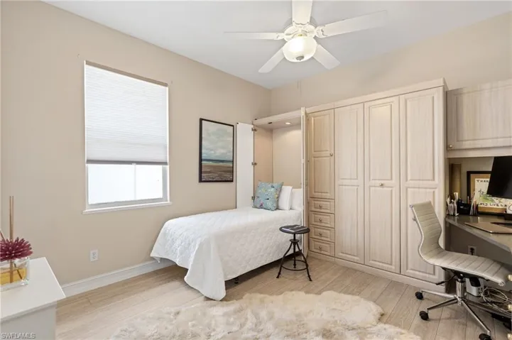 Office with Custom Murphy Bed Structure