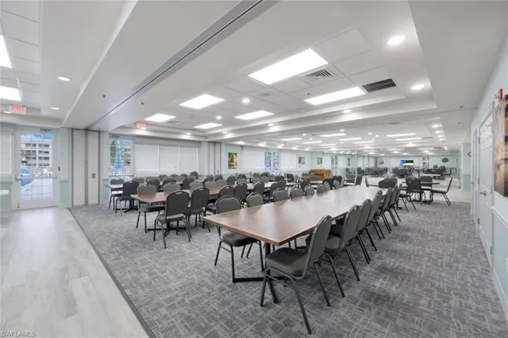 Dining area featuring hardwood / wood-style flooring
