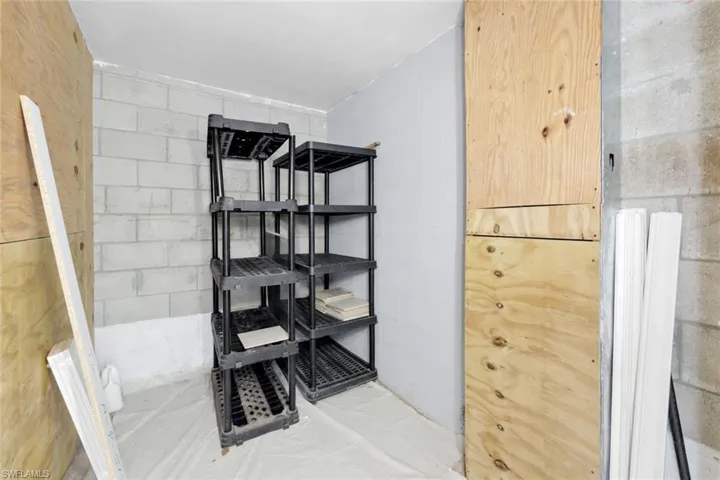 View of storage area