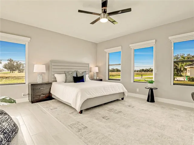 Primary Bedroom Photo is from the model