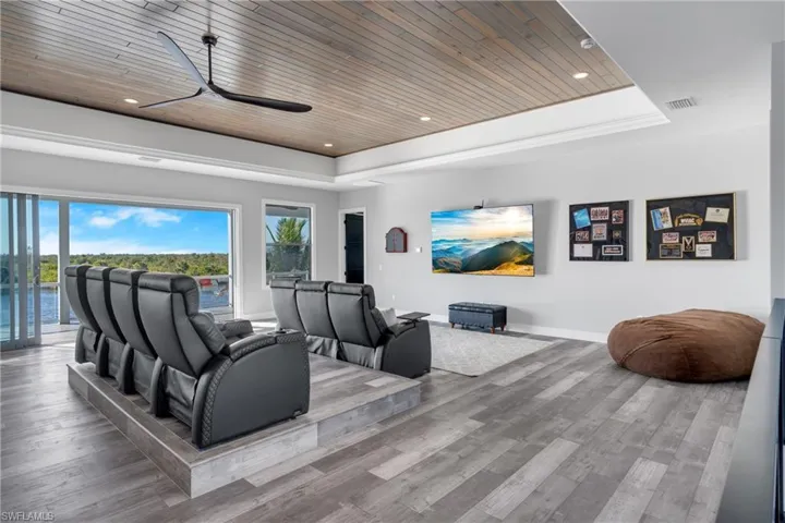 THEATER ROOM/FLEX SPACE second floor