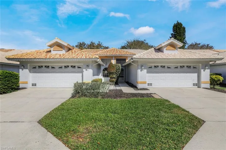 Twin villa with 2 car garage to store your toys!