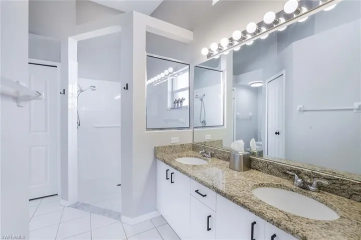 Primary bath ad walk in shower