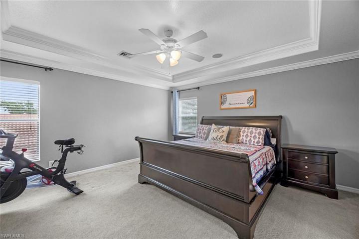 Master bedroom has plenty of daylight