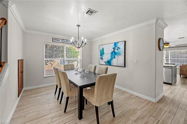 Formal dining area