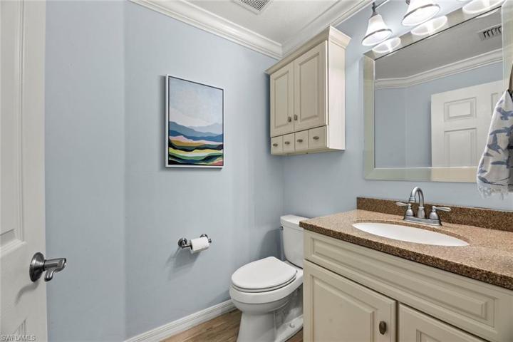1st floor half bath