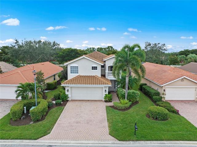 Aerial view of front of home