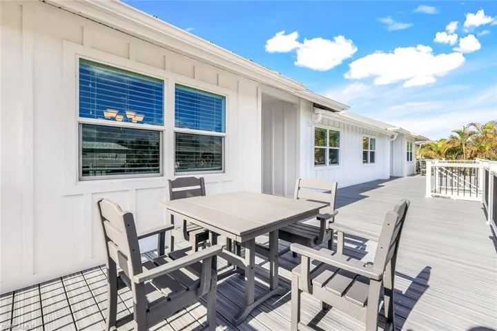 View of deck