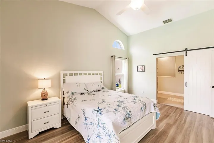 Master Bedroom to master bathroom