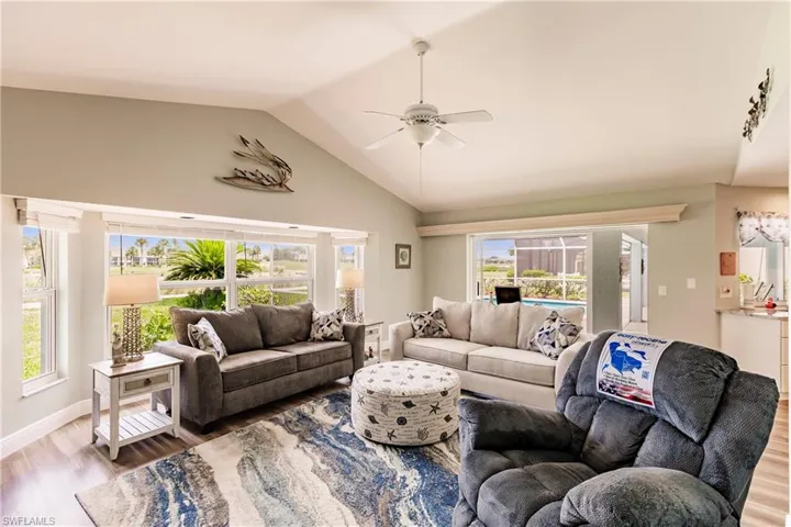 Slider to lanai now has 3 panel Plantation Sliding shutters for privacy