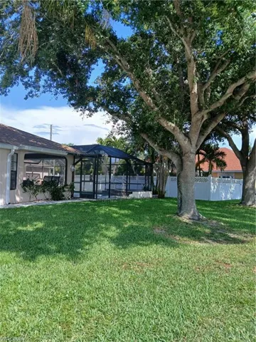 Shaded Side Yard - Great for pets