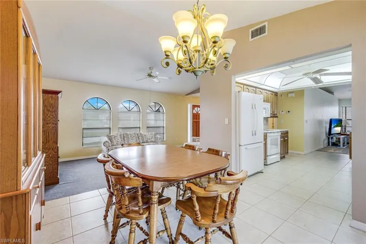 Easy Dining/Kitchen Access flows into Front Living Room