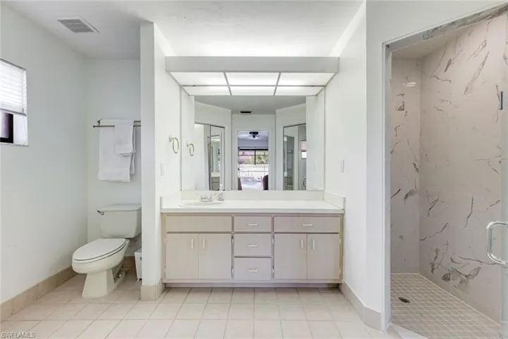 Primary Bath with New Walk-In Shower