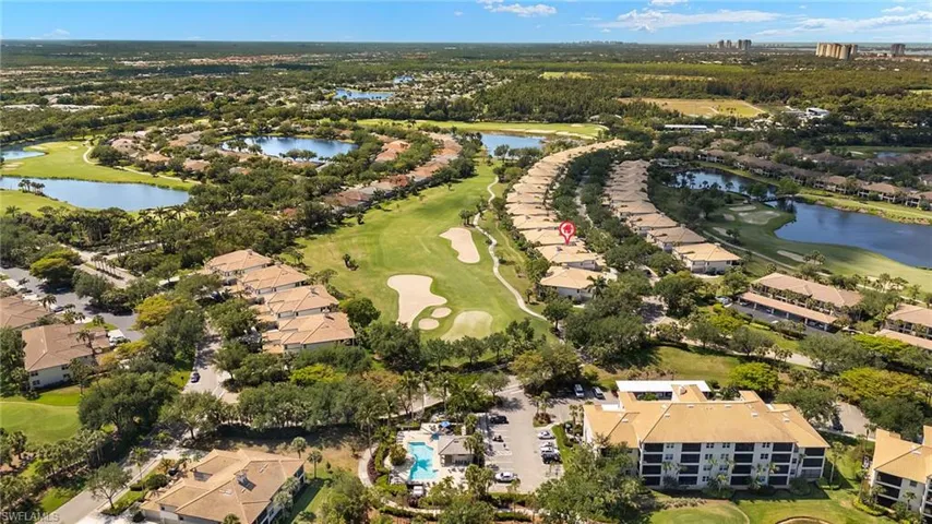 Fabulous location steps from the pool and views of the 8th fairway.