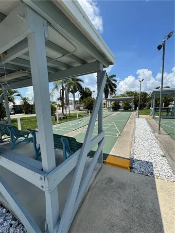 View of community featuring shuffleboard