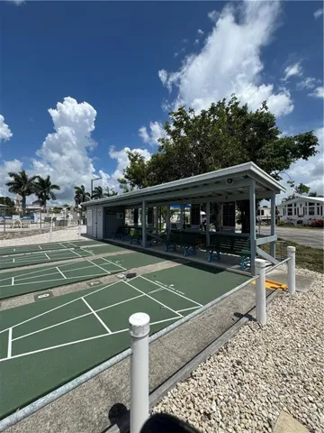 View of community featuring shuffleboard