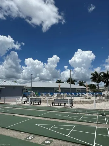 Surrounding community with shuffleboard