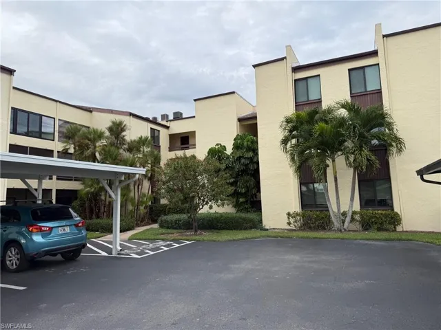 View of uncovered parking lot