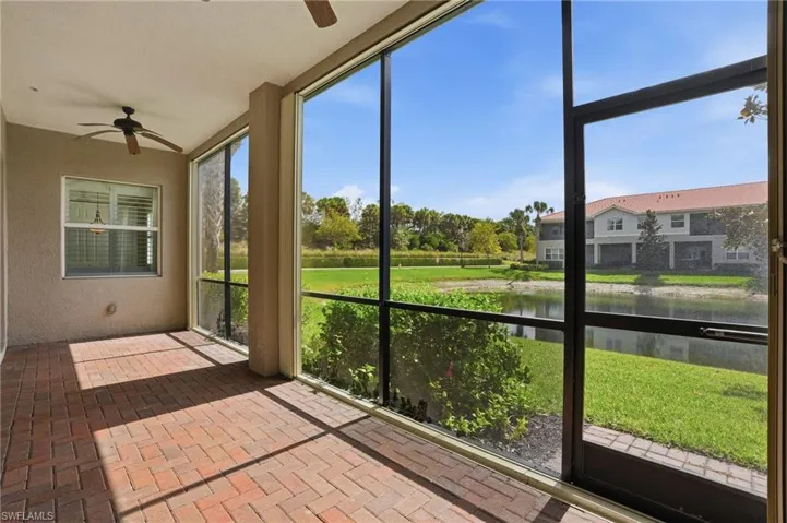 Nicely sized outdoor living space.