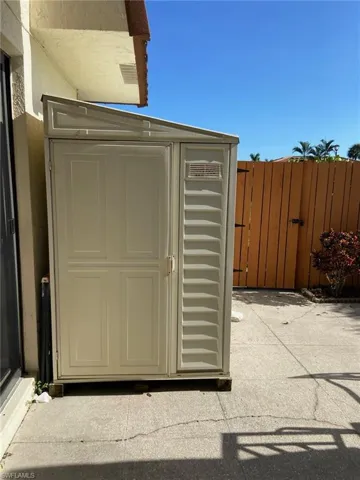 Shed on Patio