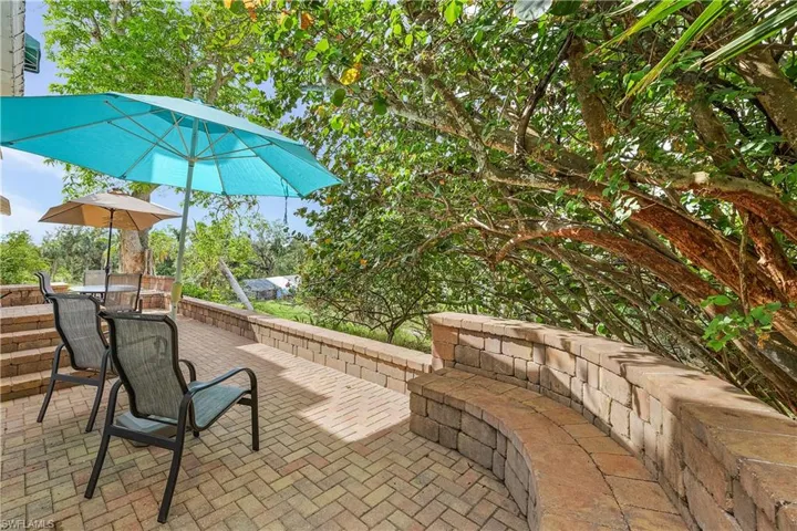 View of patio