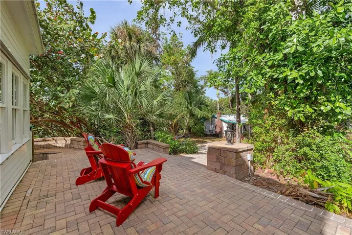 View of patio