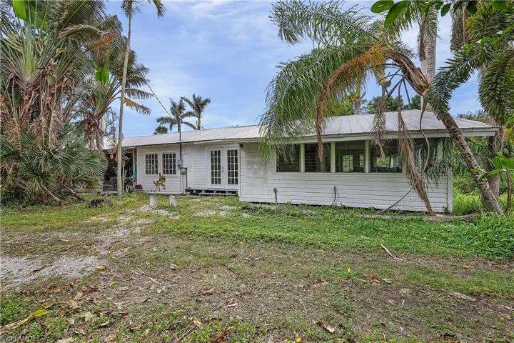 View of rear view of property