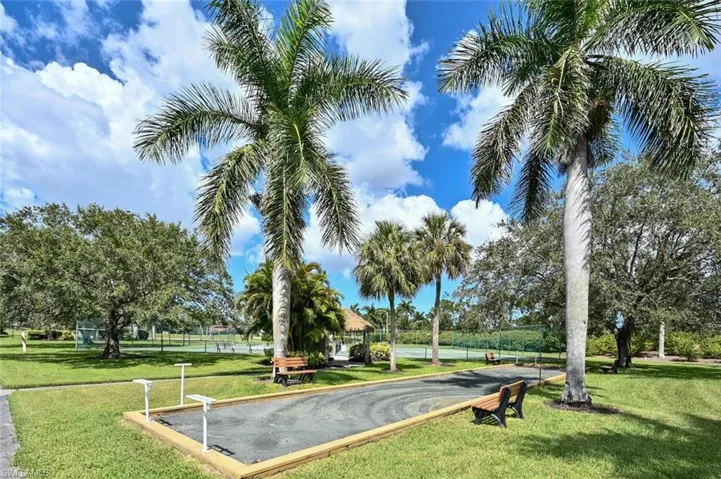 Surrounding community with a game area